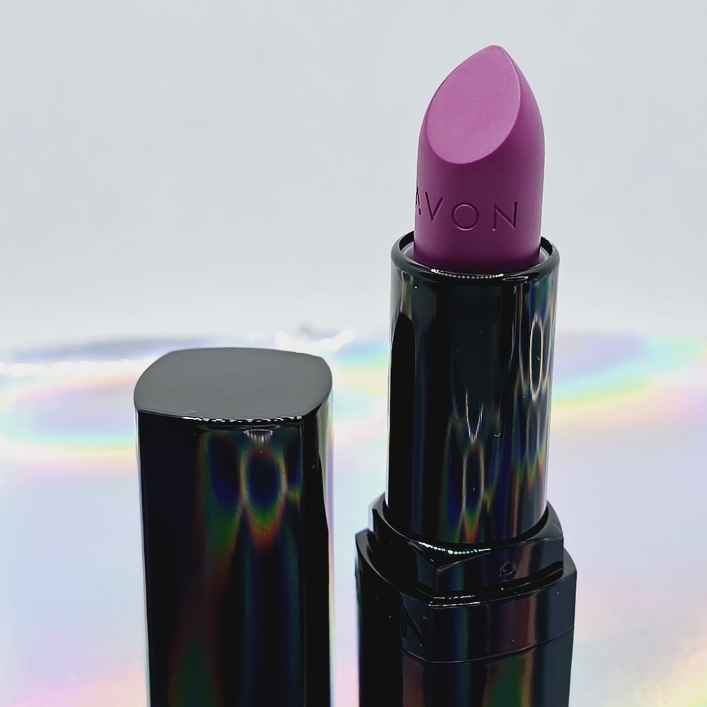 Avon Hot Plum True Color Perfectly Matte Lipstick - Picture 3 of 5